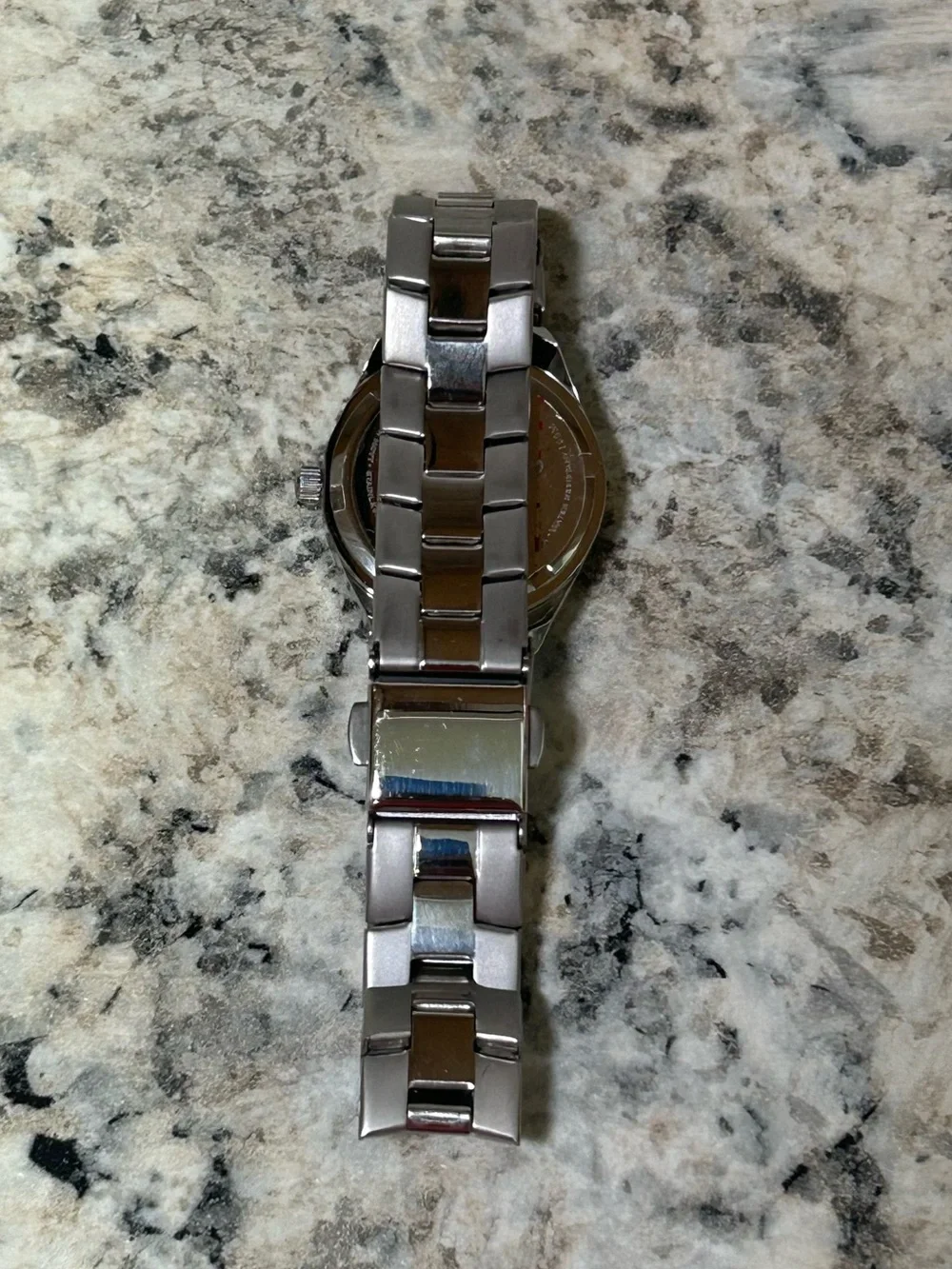 Disney Mickey Mouse Silver Tone Watch 27mm New Old Stock w/ Box Needs Battery